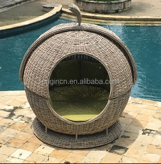 Tent Designed Chair Patio Sunshade Furniture Unique Garden Round Room Shape Daybed Rattan Lounge Chairs