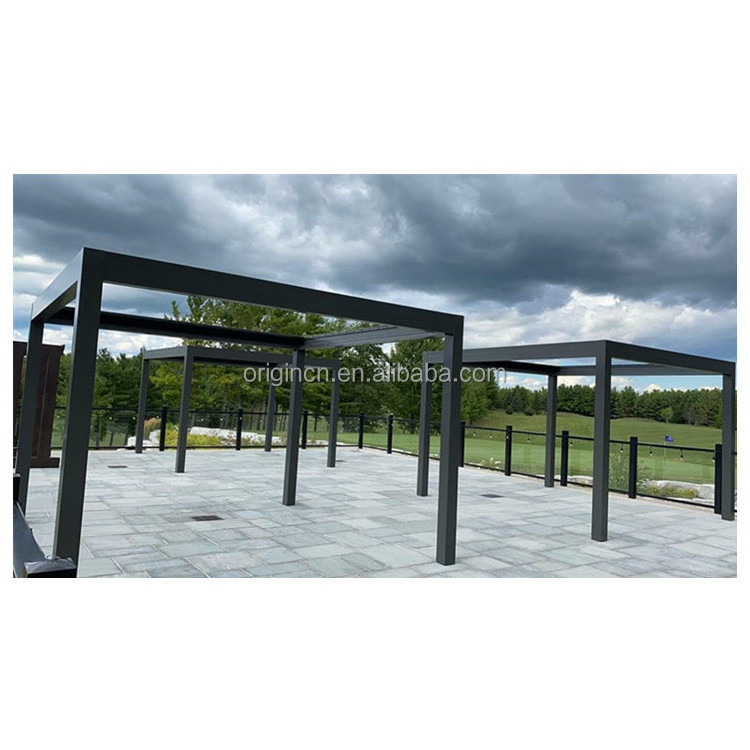 High quality best choice outdoor using canopy aluminium brilliant louver roof pergola