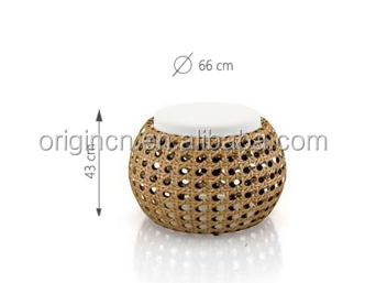 Summer Style Swing Chair Outdoor Hanging Furniture Half Ball Shape Bird Nest Rattan Swing Chairs