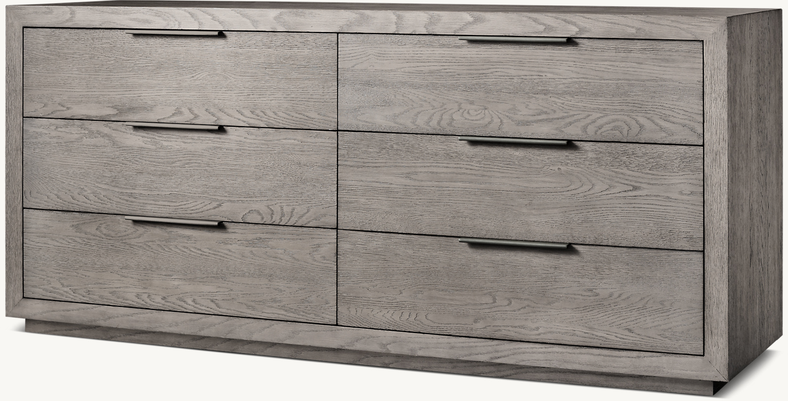 Modern Luxury Dresser Home Bedroom Furniture Wooden Cabinet Storage Chest 6 Drawers