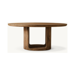 Luxcury Design Customizable Size Table Living Room Furniture Solid Wooden Round Dining Tables