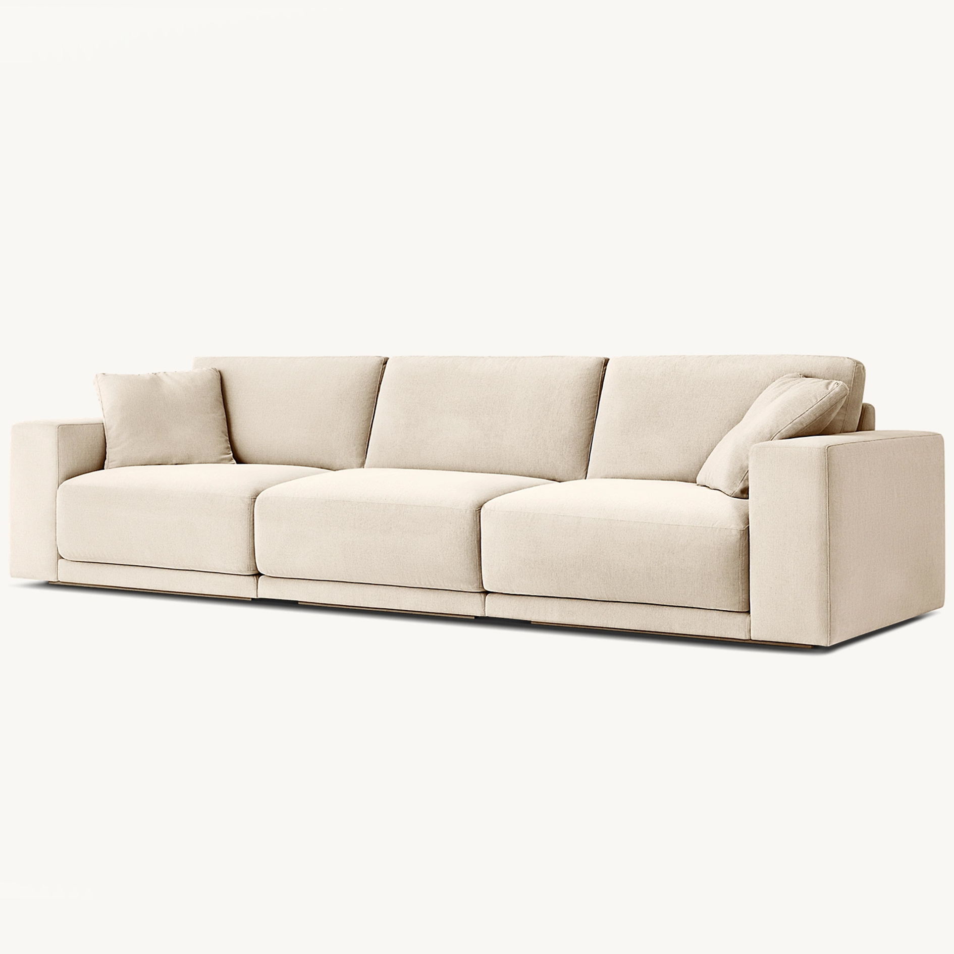 Indoor cozy comfy living room couch furniture  3 seater modern upholstery fabric luxury modular sofa