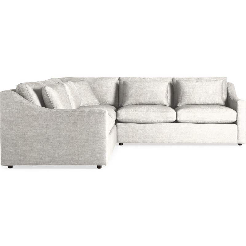 Modern classic upholstery deep seating living room furniture 3 piece corner sectional sofa