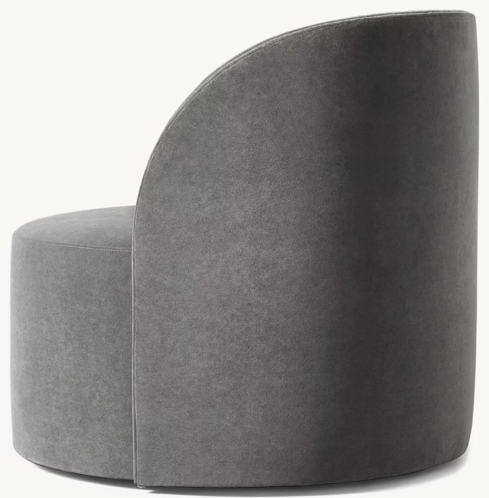 French art design indoor furniture comfort upholstered modern upholstered swivel chair