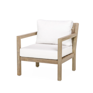 High oil solid wood patio furniture durable and high end outdoor teak lounge chair