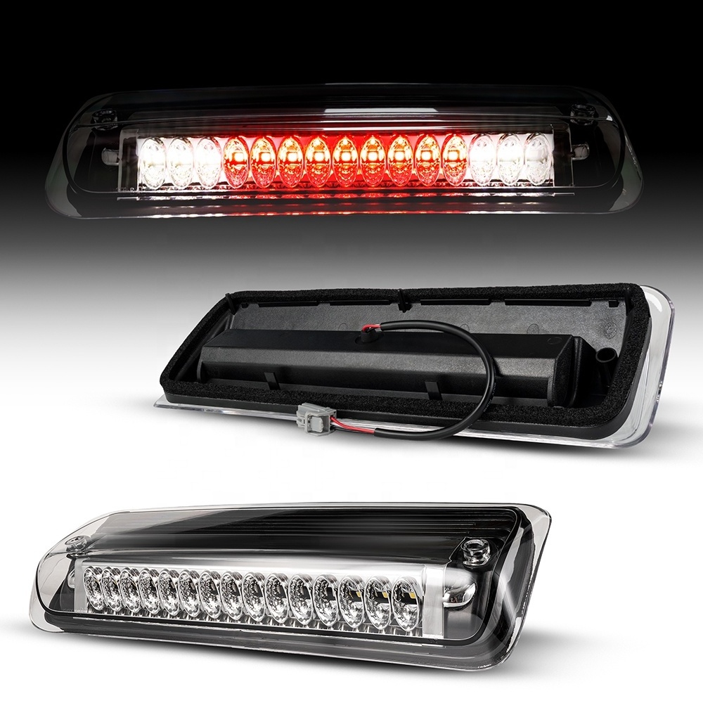 For Ford F-150 2004-2008 LED Third 3rd Brake Light   Center High Mount Stop Rear Cargo Lamp, Clear Lens