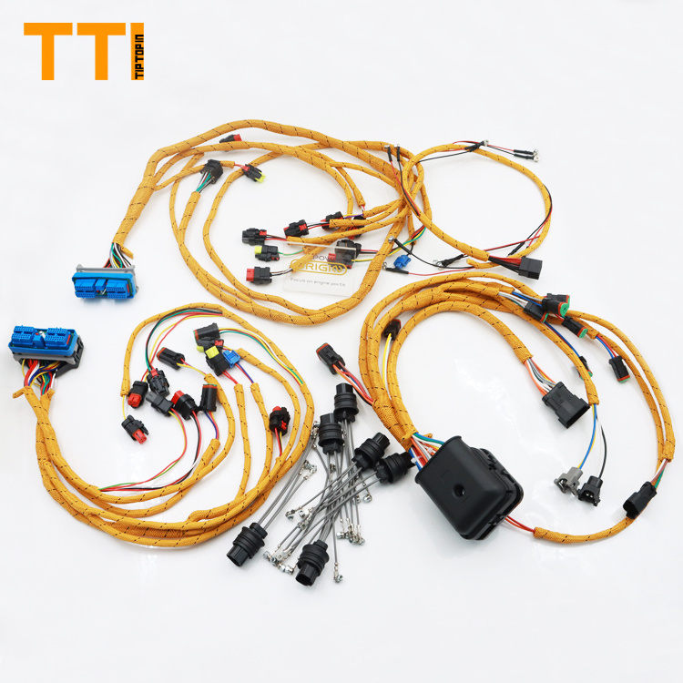 PC1250-8 Excavator 6245-81-9130 6240-81-5322 6240-81-5315 6240-81-9151 6D170 PC1250 Engine Harness ECU Wire Harness For Komatsu