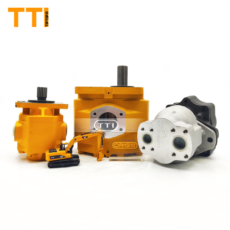 Hydraulic Gear Pump Shantui Bulldozer D355 D355A D355A-3 07448-66200 07434-72202 07442-71102 Steering Pump For Komatsu