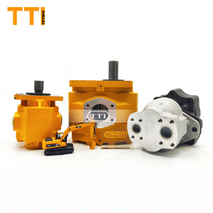 Hydraulic Gear Pump Shantui Bulldozer D355 D355A D355A-3 07448-66200 07434-72202 07442-71102 Steering Pump For Komatsu