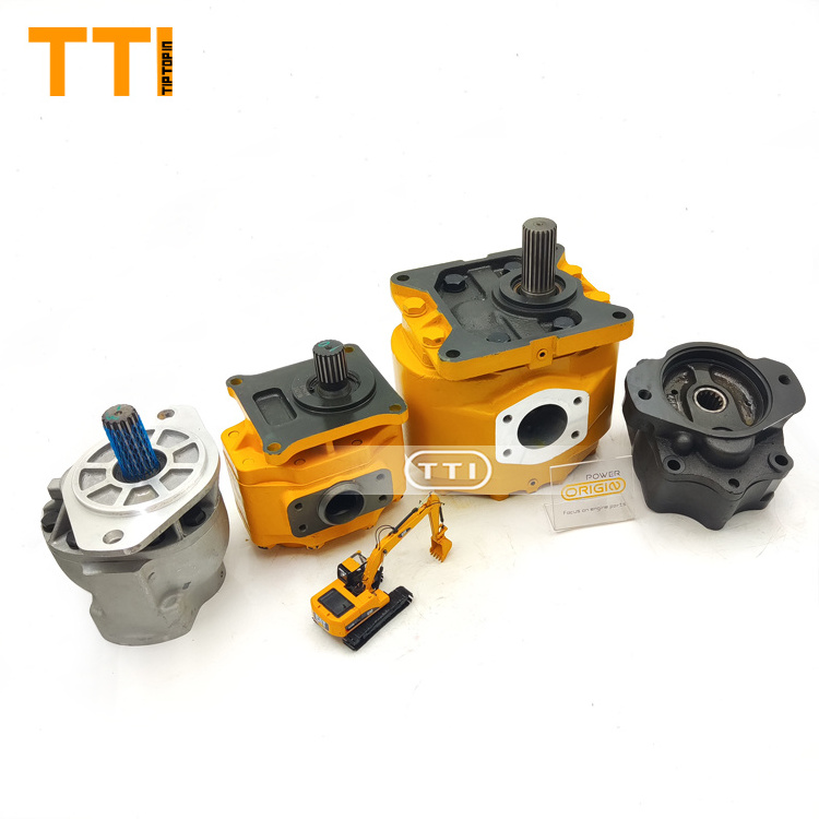 Hydraulic Gear Pump Shantui Bulldozer D355 D355A D355A-3 07448-66200 07434-72202 07442-71102 Steering Pump For Komatsu