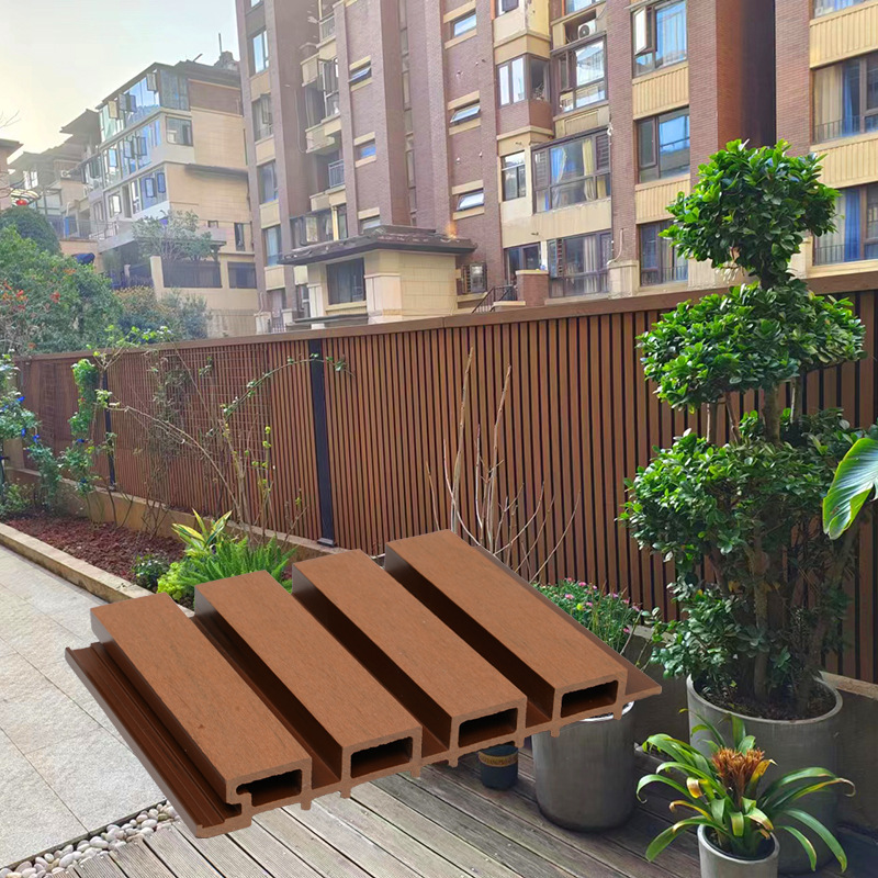 Decorative wooden wall boards system with siding better than PVC wall outdoor  wpc wall panel