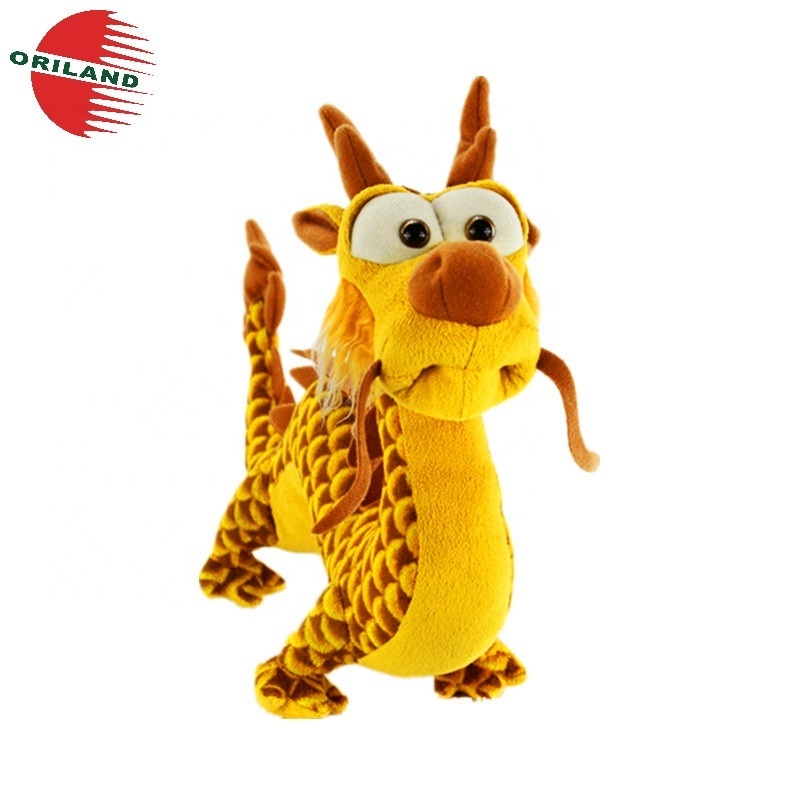 Customized green chinese dragon plush toy stuffed animal soft toys