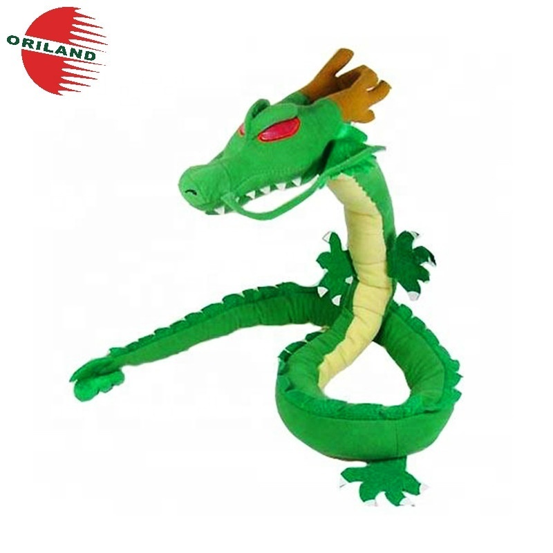 Customized green chinese dragon plush toy stuffed animal soft toys