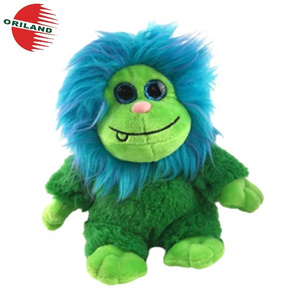 Funny stuffed animals big eyes blue haired gorilla plush toys