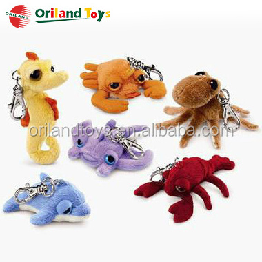 cute plush octopus soft toy mini stuffed animal keychains