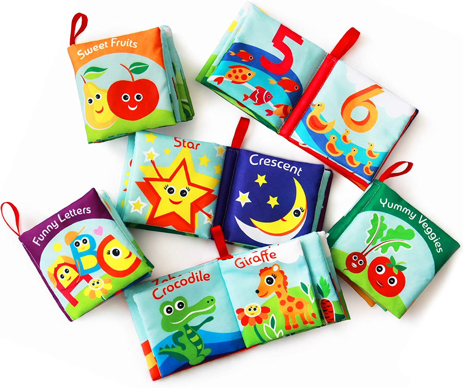 Customized baby cloth book wholesale kids education books with custom design