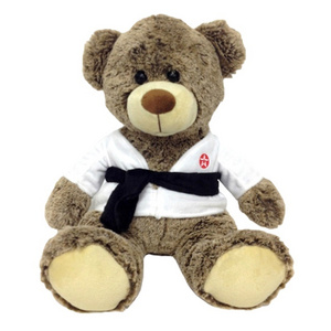 Wholesale teddy bears taekwondo teddy bear plush toys