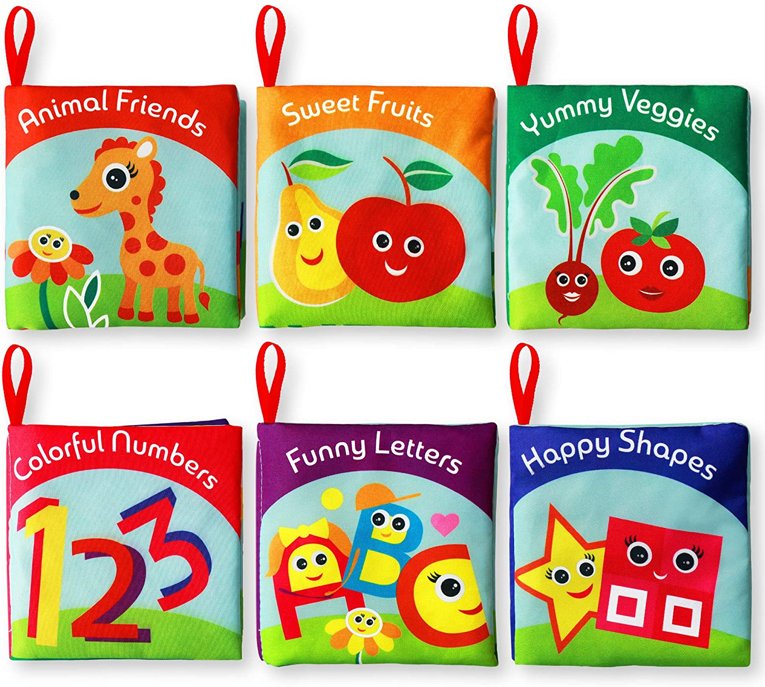 Customized baby cloth book wholesale kids education books with custom design