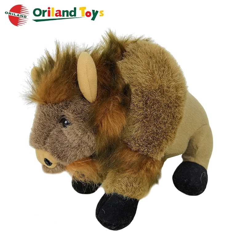 custom simulation soft plush and stuffed toys yak stuffed ox animals