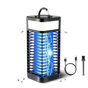 Electric Rechargeable Cordless Waterproof Mosquito Trap Camping Mosquito Zapper Fly Zapper Mosquito Killer Lamp