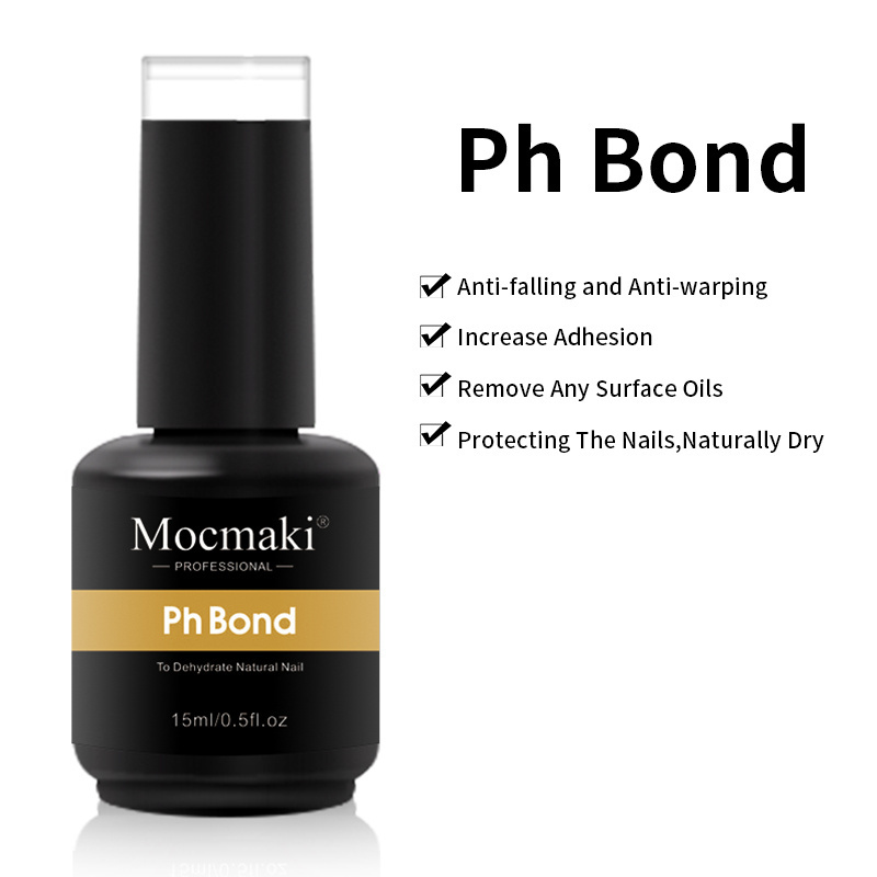 Free Sample Private Label Gel Nail Polish Soak Off Top Base Coat Structure Gel Matte Top Primer PH BOND