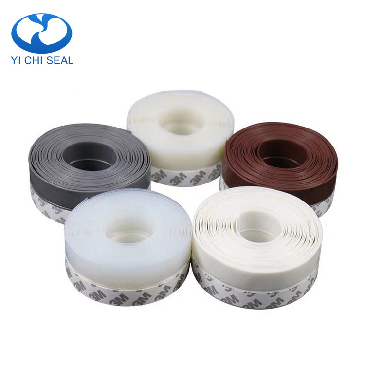 Flexible Door draft bottom seal strip stopper under door drop seal strip guard for home