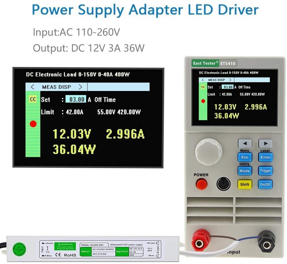 36W 12V 24V 3A IP67 waterproof Power Supply For Led Light Or Led Strip