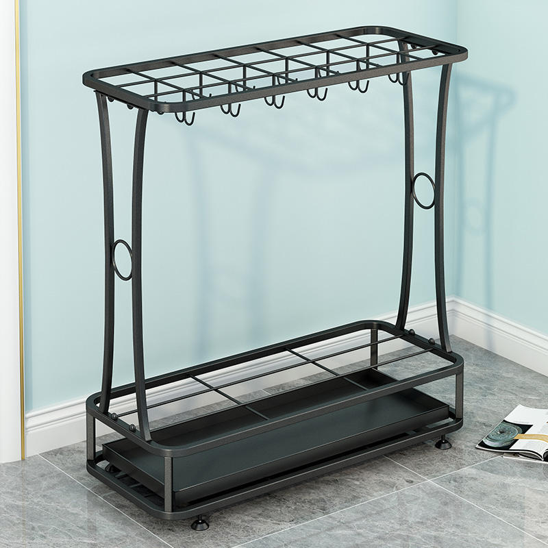 Nordic Home Umbrella Organizer Stand Shop Entry Hotel Lobby Umbrella Rack Stands Metal Floor Umbrella Stands