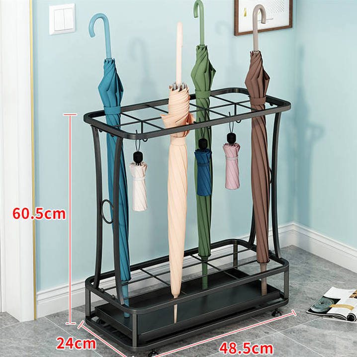 Nordic Home Umbrella Organizer Stand Shop Entry Hotel Lobby Umbrella Rack Stands Metal Floor Umbrella Stands