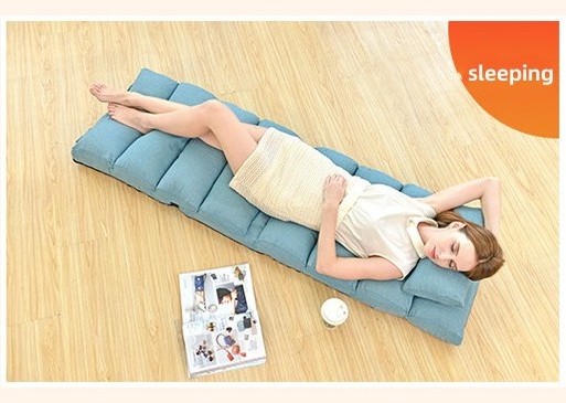 Foldable and thickened lazy sofa single person casual lounge deck chair