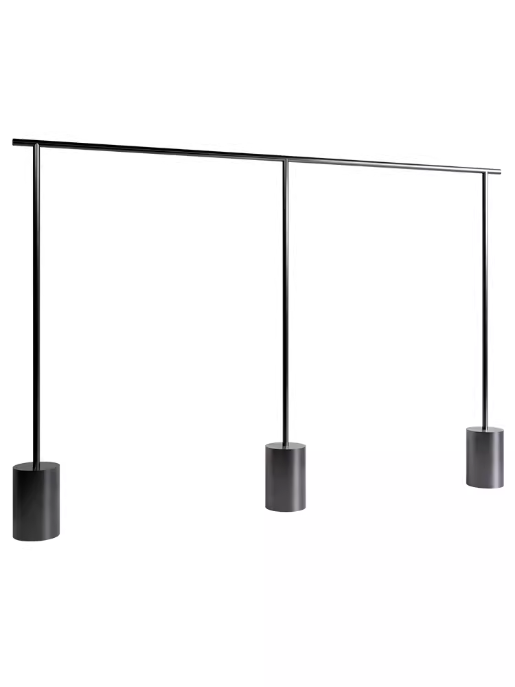 Popular Customizable black Clothing store hanging rack black floor-standing women's store shelves  display rack display racks