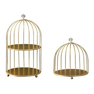 Iron Art Toilet Bird Cage Storage Rack Lipstick perfume Skin Care Dressing Table Finishing Desktop Cosmetics Storage Rack