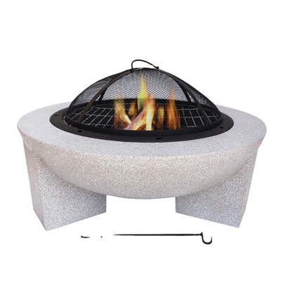 Garden Wood Burning  Patio camping Square BBQ steel Fire pit Outdoor Wood Burning Grill BBQ Bowl Garden Fire Pit with Cover