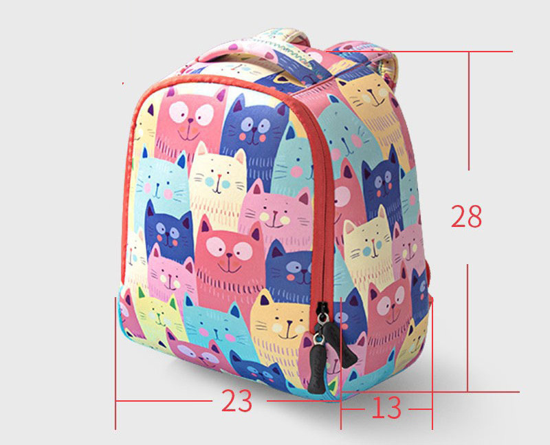 Kids Cartoon School Bags Custom Children's Bookbags Animal Printing Bag NeoprenDay Backpack