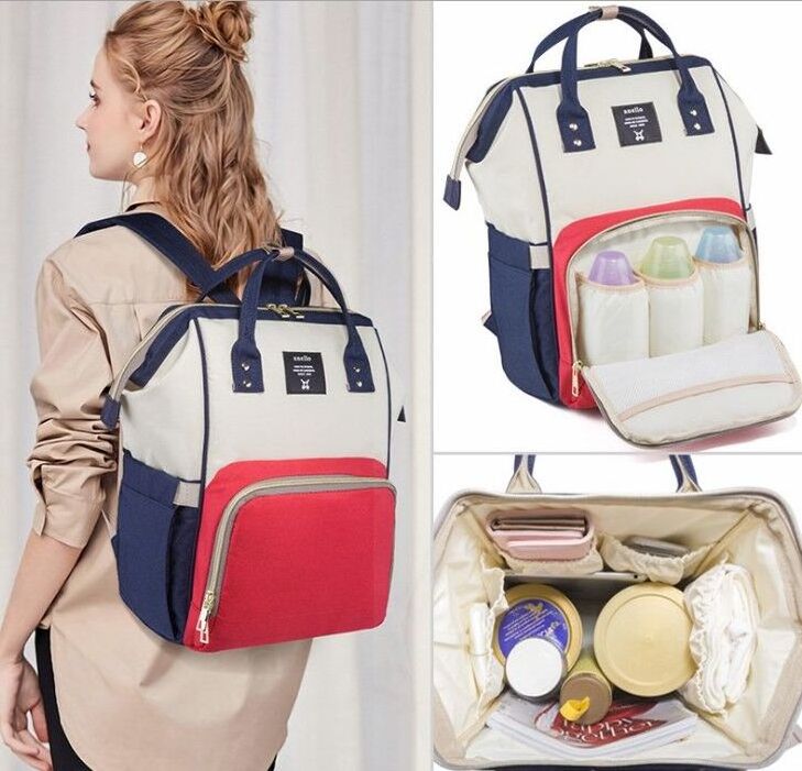 Trendy Water Proof Multifunctional Mom Baby Diaper Bag