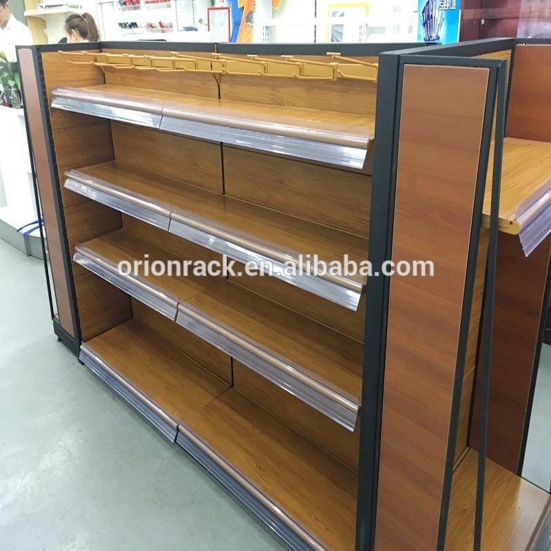 boltless rivet chrome metal display rack supermarket shelf price