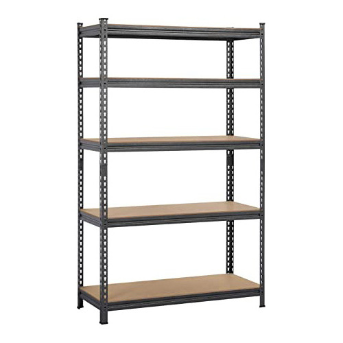 5 Tiers Light-duty Rack Boltless Storage Racking Garage Shelving Shelves Unit Stacking Racks For Home Office