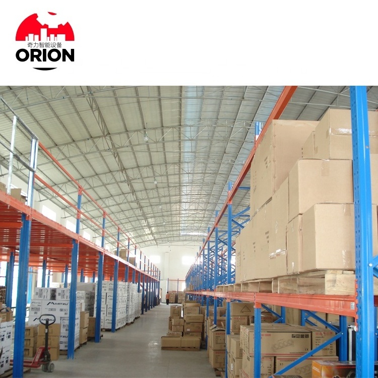 Iron Mezzanine floor Metal Warehouse Building Storage Shelving steel mezzanine racking system