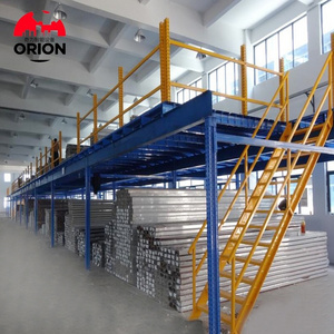 Iron Mezzanine floor Metal Warehouse Building Storage Shelving steel mezzanine racking system