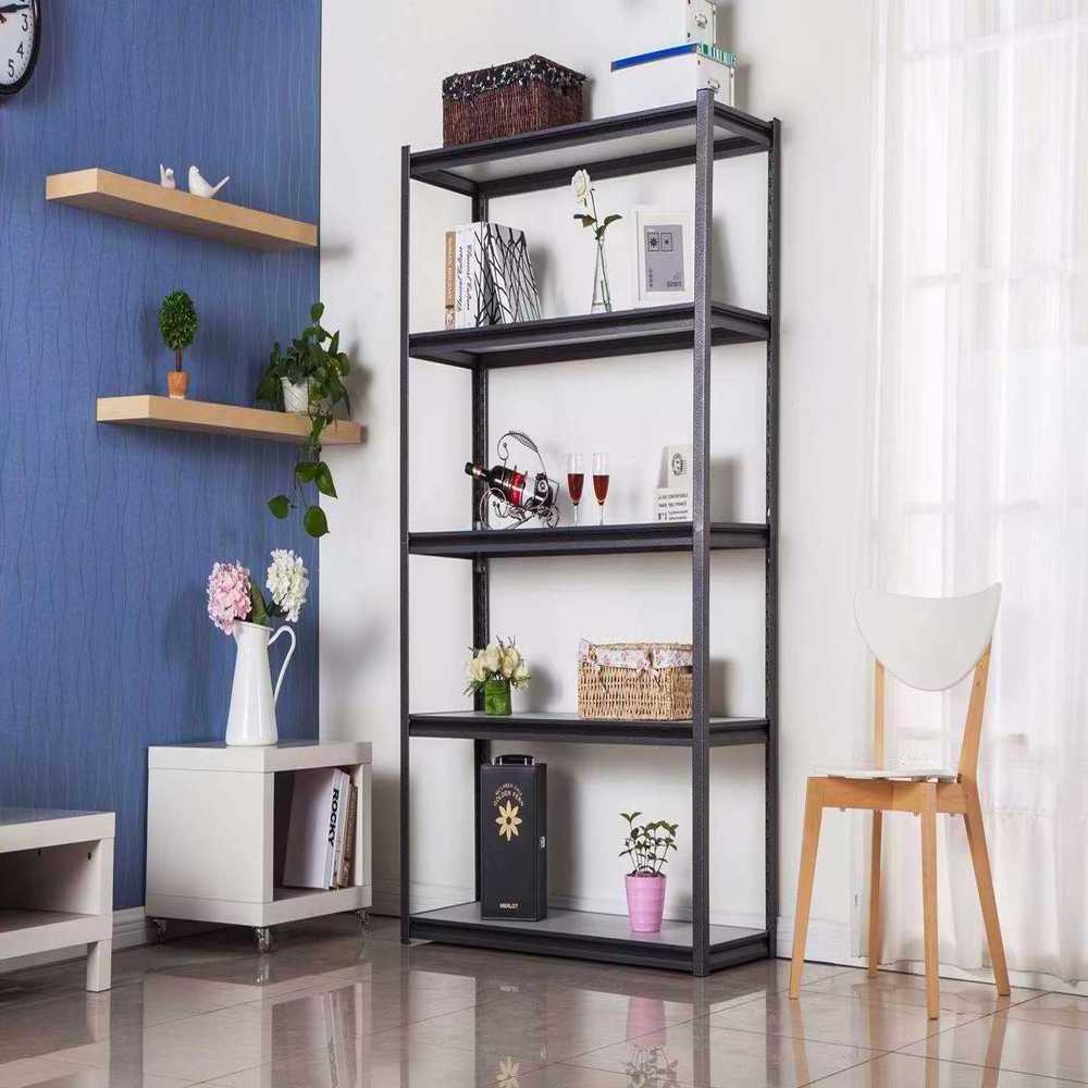 Light duty rack multilayer boltless rivet shelving rack metal shelves metal steel storage home rack