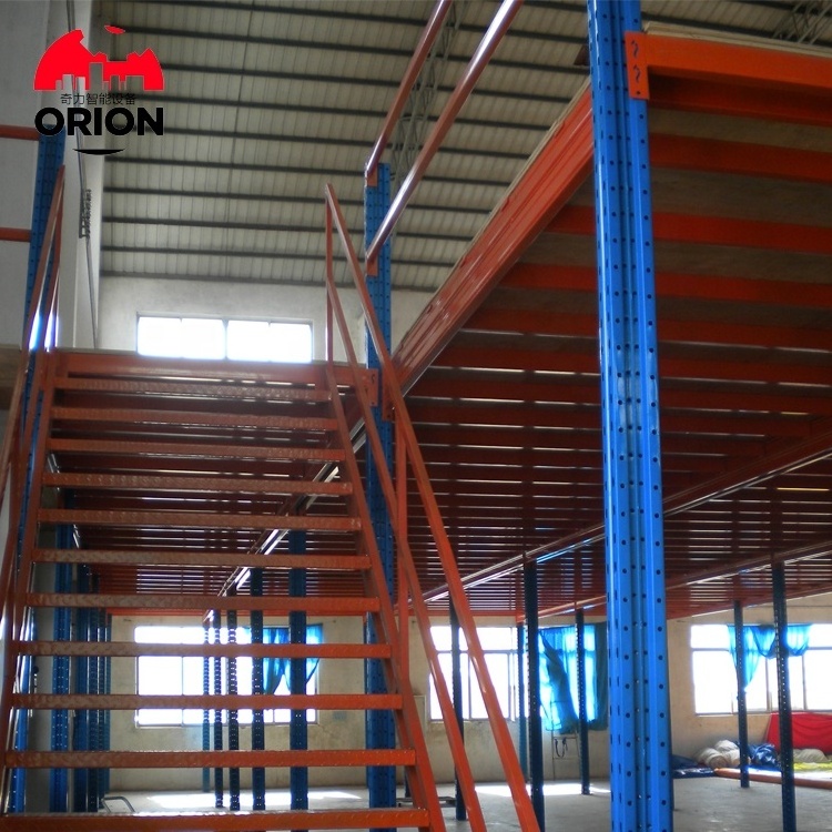 Iron Mezzanine floor Metal Warehouse Building Storage Shelving steel mezzanine racking system