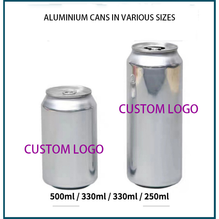 250 330 500ml Light Fruit Vegetable Can Tinned Beer Bottle Box Lager Non alcoholic Beer apple flavor