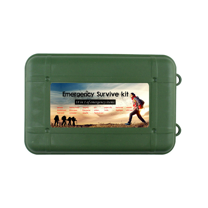 OP OEM customized high quality outdoor travel camping first aid survival kit