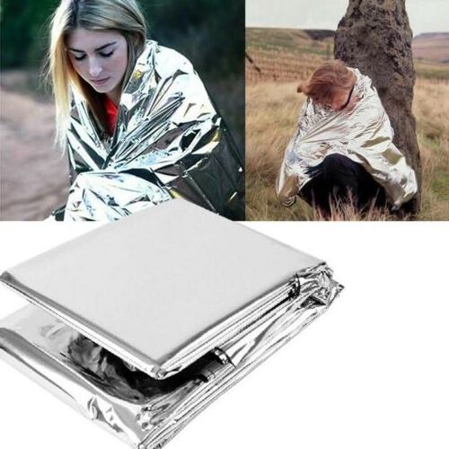 OP Emergency Mylar Thermal Blanket Space Blankets For First Aid Kit For Camping Kit Hiking Outdoor