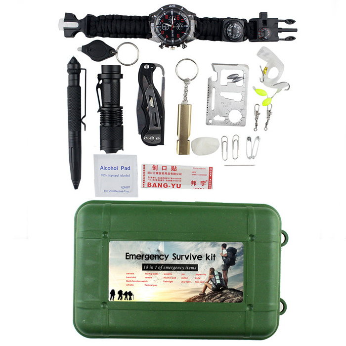 OP OEM customized high quality outdoor travel camping first aid survival kit