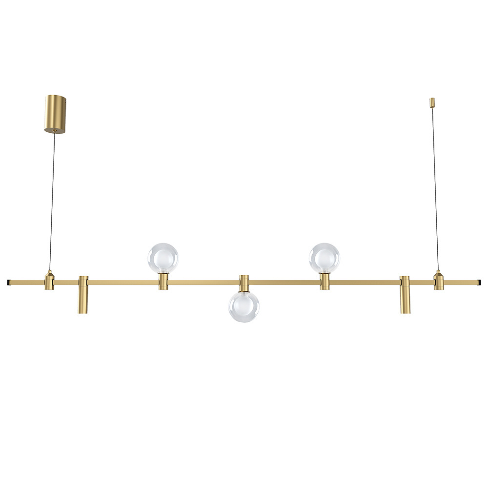 China Best Price Big Rectangle Bronze Led Modern Light Ceiling Chandeliers Fixtures For Living Room