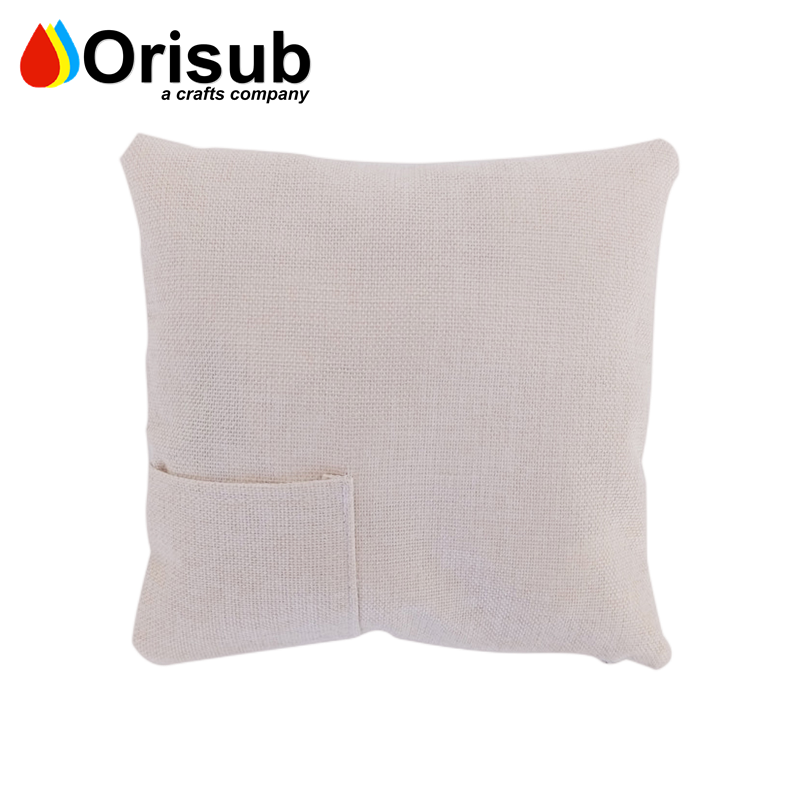 Wholesale personalized sublimation linen tooth fairy pillow case blank with pocket