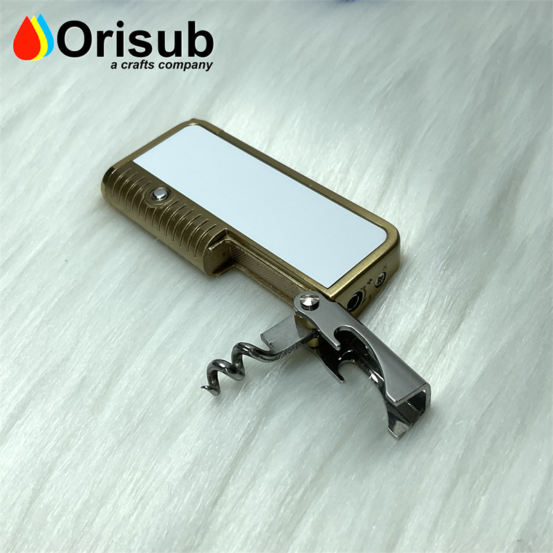 Sublimation blank metal lighter electric lighter usb rechargeable with custom logo