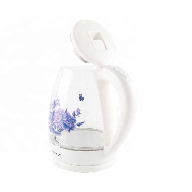 Fast Boiling Electric Glass Kettle 1.7L 1500W with High Borosilicate Glass Material