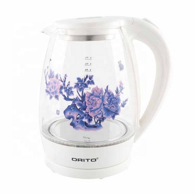 Fast Boiling Electric Glass Kettle 1.7L 1500W with High Borosilicate Glass Material